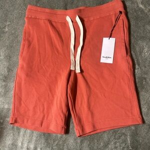 Goodfellow & Co Men’s Coral-Orange Drawstring Athletic Shorts